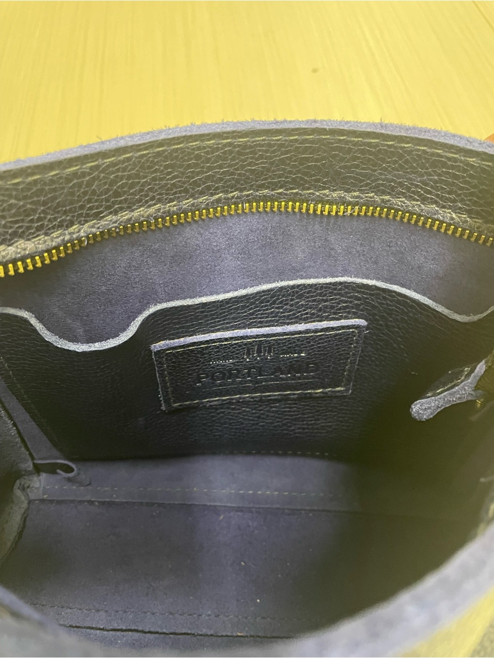 Portland Leather Small Triangle - Cobalt